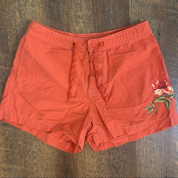 Vintage Pants - Vintage Y2K GAP embroidered Velcro board shorts